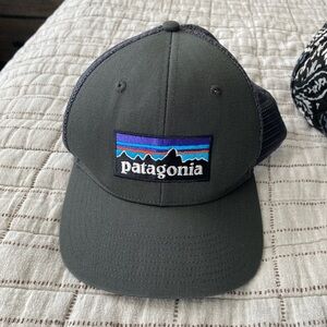 Patagonia P-6 Logo LoPro Trucker Hat In Forge Grey
